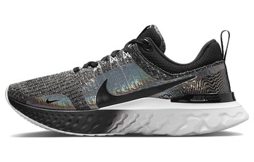 WMNS REACT INFINITY RUN FLYKNIT 3 PREMIUM BLACK ZEBRA IRIDESCENT