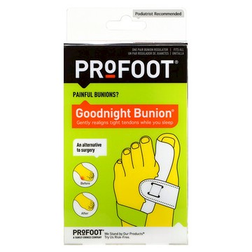 Profoot, Goodnight Bunion，拇囊炎調節器，1 對