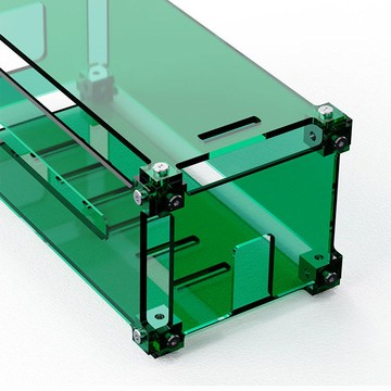 創意工業風亞克力插排插座收納盒插線板電源線電線收納桌面集線器 pb6161