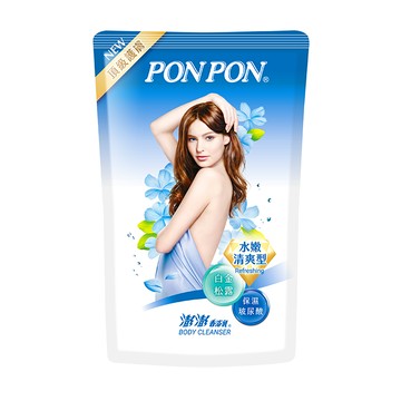 [家速配]澎澎香浴乳補充包-水嫩清爽型700g