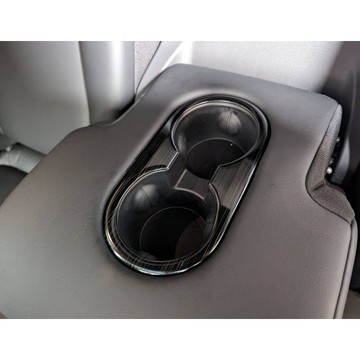 ~歐力斯~特斯拉 Tesla Model Y ModelY 水杯框 水杯裝飾框 後水杯框 水杯框飾板 水杯飾蓋 黑鈦款