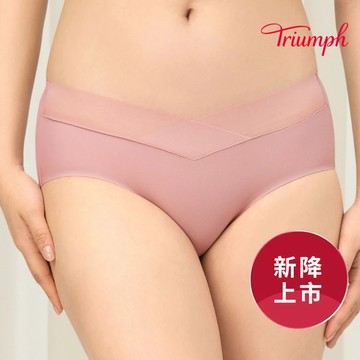 黛安芬-智能塑型系列 中腰平口內褲 M-EL 粉紫玫｜87-2497 1E