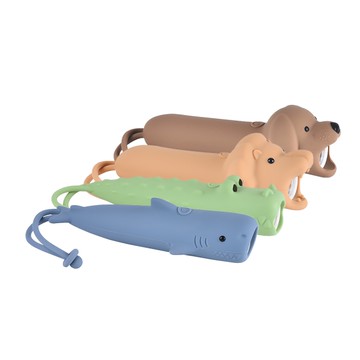 RONEVER 動物矽膠手電筒-鯊魚/鱷魚/獅子/小狗