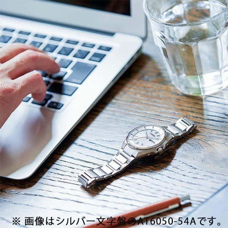 シチズン アテッサ ATTESA エコ・ドライブ電波時計 デイデイト