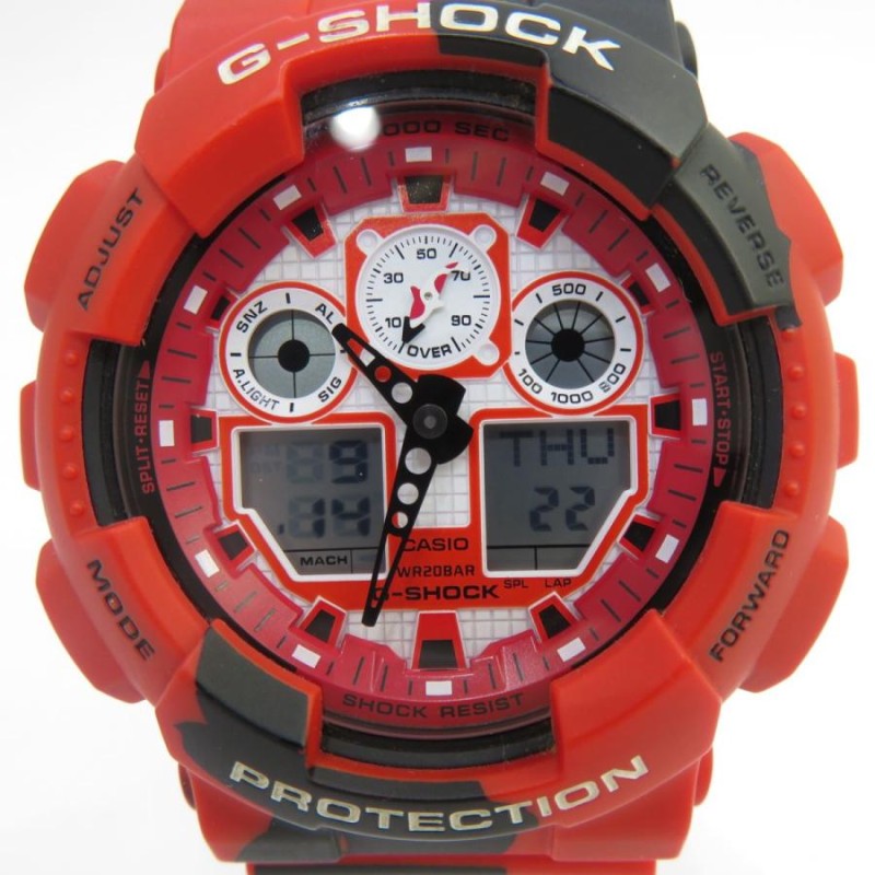 CASIO カシオ G-SHOCK GA-100JK-4AJR 錦鯉 クオーツ 腕時計 ※中古