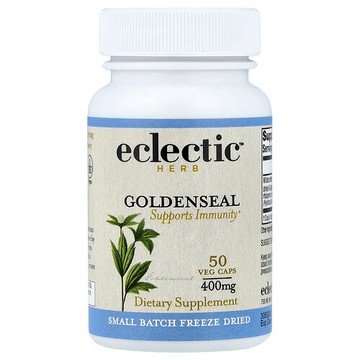 Eclectic Herb, 白毛茛，400 毫克，50 粒素食膠囊