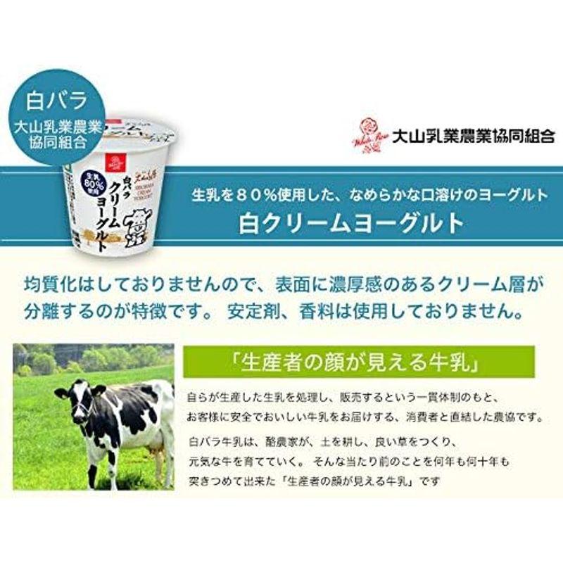 生産農家指定 白バラ＆飛騨 食べ比べお試ヨーグルトセット 3種類各4個  12個入クール便