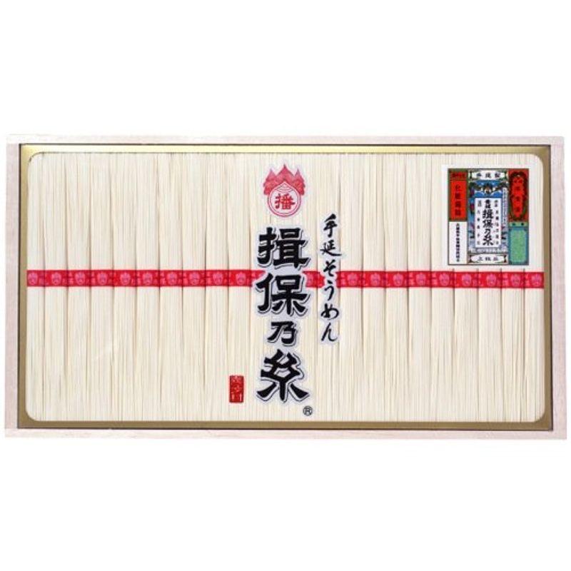 播州手延素麺 揖保乃糸 上級品 赤帯 1800g（50g×36束）木箱入