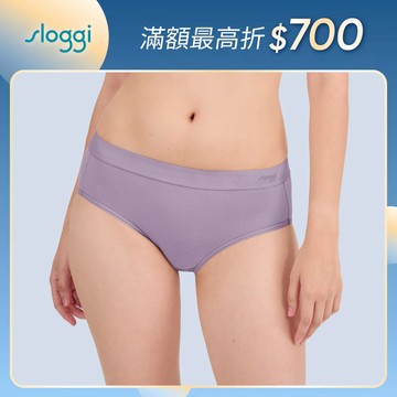 sloggi-清爽律動系列中腰內褲 霧紫