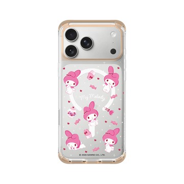 iPhone 17 Pro Max ClearX (MagSafe 兼容) 暖透橘 - 三麗鷗-美樂蒂 My Melody - 美樂蒂表情包