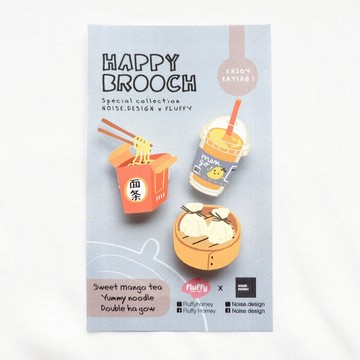 快樂胸針 - 美食饗宴