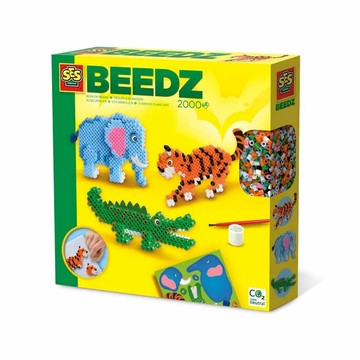 SES Creative DIY手作-叢林動物3D立體拼豆(2000顆)-06260