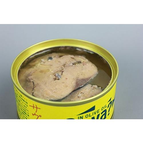 [6缶]国産サバ缶　オリーブオイル漬・レモンバジル味 2種×各3缶セット（ギフト箱無）