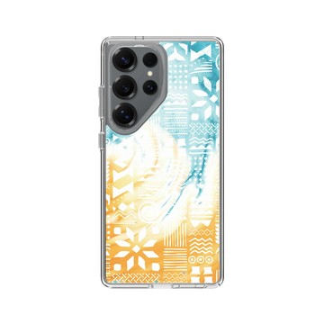 Galaxy S25 Ultra Clear 透明 - 花生騷 WasangShow - 海人圖騰沙色款
