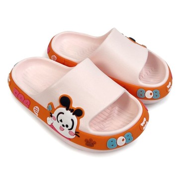 【菲斯質感生活購物】【斷碼出清特價不退換!!】巴布豆圖案拖鞋-粉色 兒童拖鞋 室內鞋 女童鞋