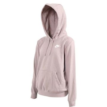 NIKE 女長袖連帽T恤-上衣 休閒 慢跑 訓練 DQ5794-226 藕紫白