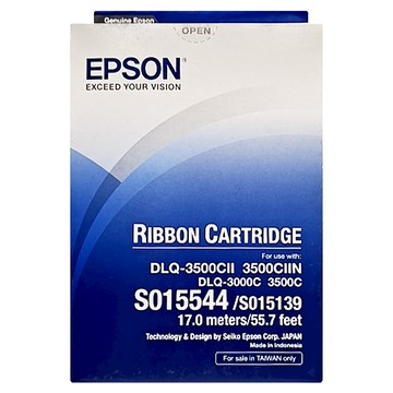 EPSON c13s015544(s015571)(s015139)色帶(c13s015544)(台灣公司貨)p0  白色 + 藍色  1入