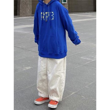 期望Studio日系復古直筒工裝褲寬松休閑闊腿褲百搭長褲潮男女褲子