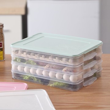 餃子盒凍餃子速凍家用水餃盒冰箱保鮮盒食物收納盒餃子托盤餛飩盒 99購物節