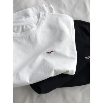 全棉小剌繡精致黑白簡約萬搭短袖T恤圓領打底衫上衣