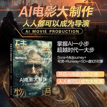 【✨臺灣現*貨✨免運】贈書籤 正版出貨【新華文軒】硅基物語 AI電影大製作 人人都可以成爲導演影視理論紫櫻百貨