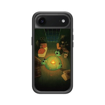 iPhone Air Mod NX -邊框背蓋組合 (相機按鈕) 黑 - 怪奇事物所 Incrediville - 降靈儀式