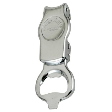 日本 PRINCE 露營便攜摺疊可密封瓶蓋開瓶器/開罐器/開蓋器/開酒器 密封蓋  1個  不鏽鋼色