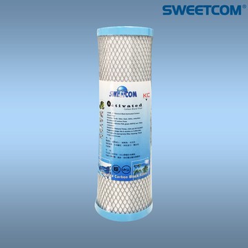 【思維康SWEETCOM】台灣製造 10英吋 CTO KC碳棒活性碳 公規濾心 除氯 除消毒水 重金屬