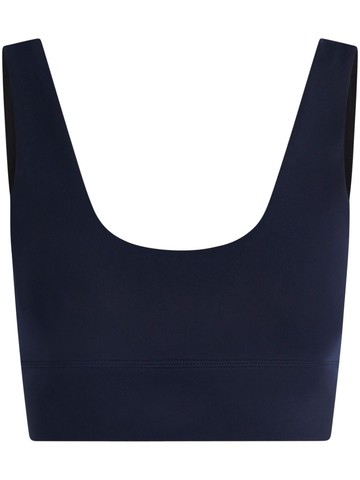 Varley - FreeSoft™️ Cori logo-print tank top - women - Polyester/Elastane/Elastane/Nylon - M - Blue