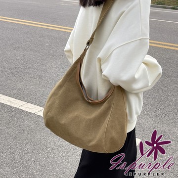 【iSPurple】時尚百搭 大容量斜背包通勤托特包/顏色可選