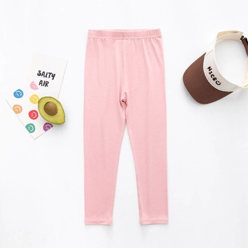 FANMOU - 大彈力！莫代爾九分內搭褲-粉色