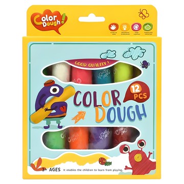 Oztoy 12件黏土套組  12個  多色組合  20g