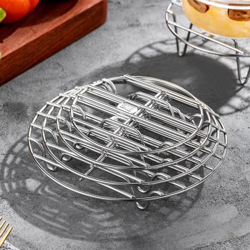 CCKO不銹鋼家用蒸菜架蒸籠架鍋內隔水蒸高壓鍋電飯鍋萬能蒸架