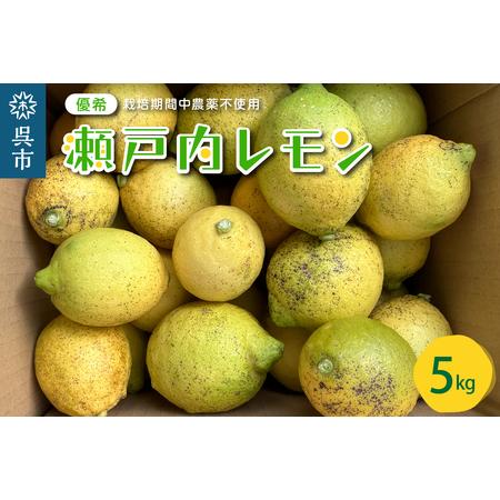 ふるさと納税 大崎下島産 栽培期間中農薬不使用 瀬戸内レモン 5kg 広島県呉市