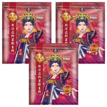 Mdmmd. 明洞國際 新涼感抑菌衛生棉 後宮 SGS實測50.62倍吸水力 雙層密封包裝  量多型(28cm)  7片  3包