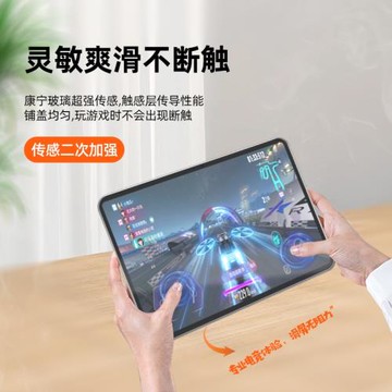 適用ipadair7/6ar鋼化膜mini7磨砂膜防反光pro2025平板11代a16全覆蓋10不開槽11寸13保護24游戲4全屏無缺口孔