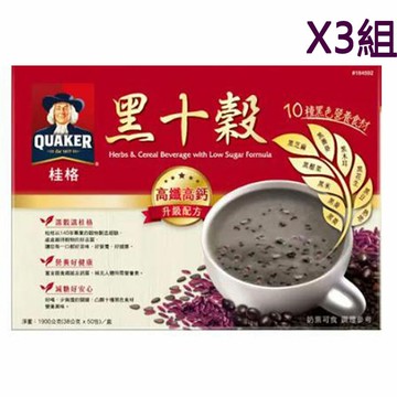 [COSCO代購6] W184592 桂格 減糖黑十穀 38公克 X 50入 3組