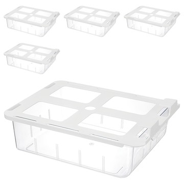 小麥購物 PET壁掛式內衣收納盒 L230 15格  5個  33.5 x 25 x 11.5cm  透明色