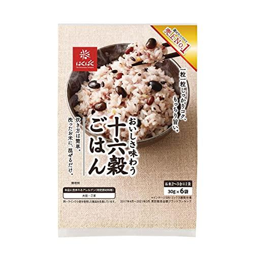 はくばく 十六穀ごはん 30g 6袋