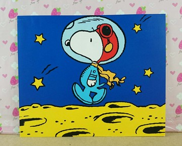 【震撼精品百貨】史奴比Peanuts Snoopy  卡片 外太空藍 綠 震撼日式精品百貨