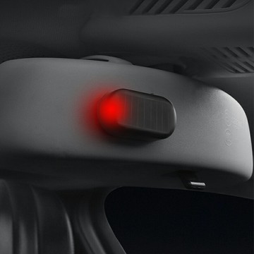 LED仿真太陽能感光防盜燈 防盜警示燈 汽車防盜 車用警示燈 汽車防盜器 汽車百貨 汽車用品【CQ0027】普特汽車精品