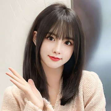 【直播爆款】假髮女 高溫絲假髮 整頂假髮 頭套式假髮 中長髮 鎖骨髮 內扣髮尾 抖音同款 工廠直髮 佩戴方便