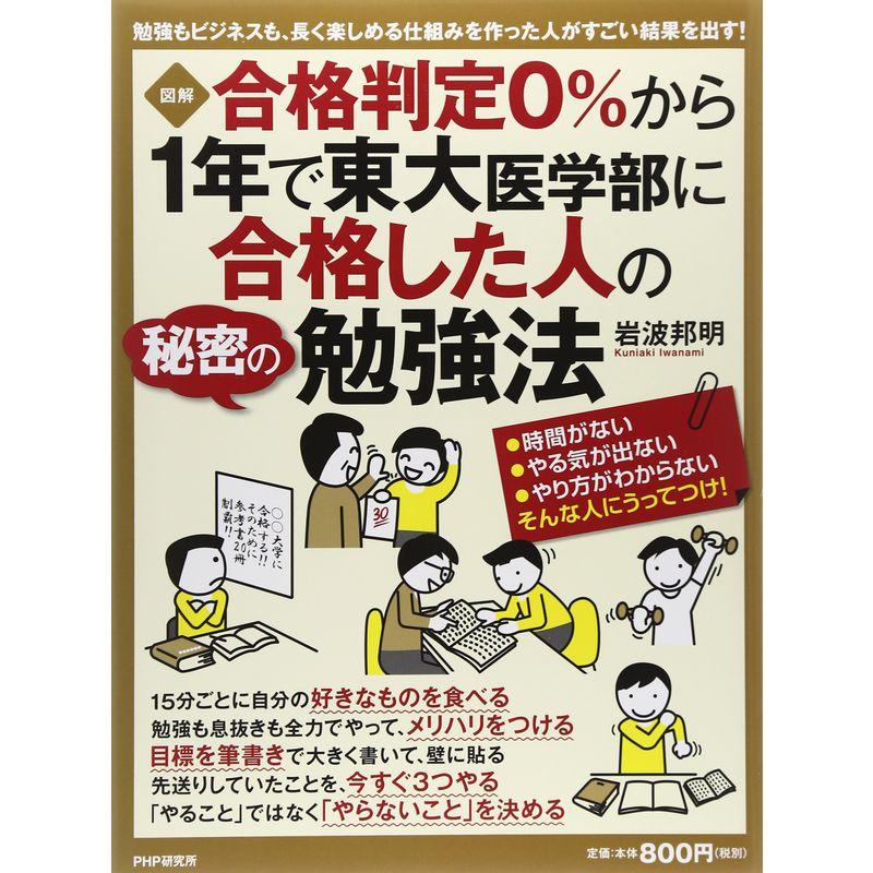 図解 合格判定0%から1年で東大医学部に合格した人の秘密の勉強法