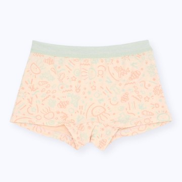 minihope美好的親子生活-女童四角褲-熱鬧的海底世界