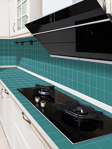 廚房防油貼紙 廚房防油貼紙自粘防水防火耐高溫灶臺用墻紙 墻壁墻面瓷磚貼墻貼『XY10471』