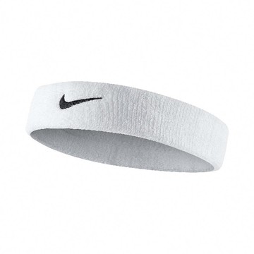 Nike 耐吉 髮帶 Swoosh HeadBand 運動 男女款 頭帶 毛巾布 吸汗 戶外 網球 休閒穿搭 白 NNN0710-1OS
