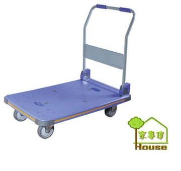[家事達] 台灣GTMH-PZS-300C 塑料可摺疊平板車(大)-載重：300Kgs 特價 工作車 手推車
