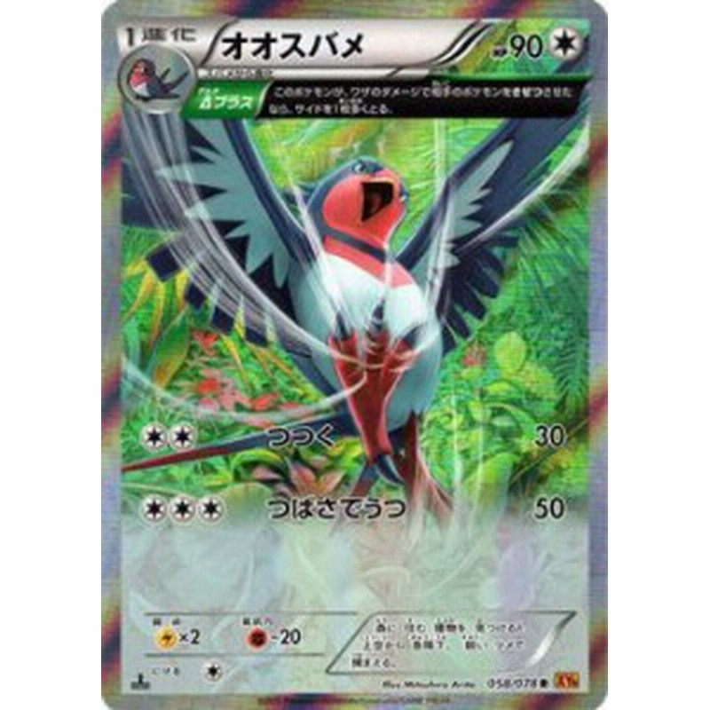 ポケモンカードxy オオスバメ Dプラス R エメラルドブレイク Pmxy6 シングルカード 通販 Lineポイント最大3 0 Get Lineショッピング