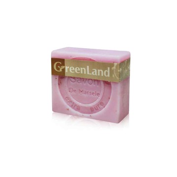 【綺緣 】GreenLand橄欖油玫瑰馬賽皂90g(20入)