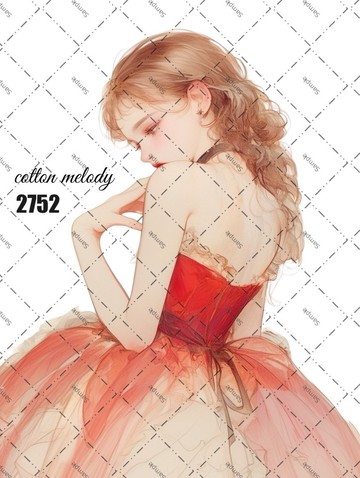 original sticker no.2752 人物貼紙 原創貼紙 原創人物貼紙 裝飾貼紙 cotton melody